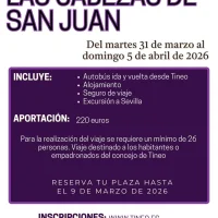 Durante la Semana Santa Tineo viajará a Las Cabezas de San Juan