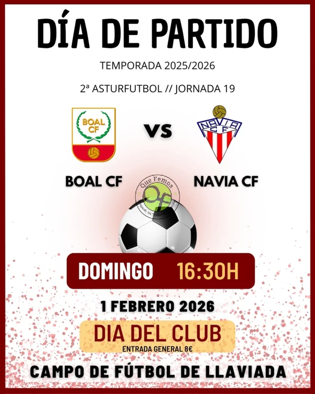 El Boal C.F. recibe al Navia C.F.