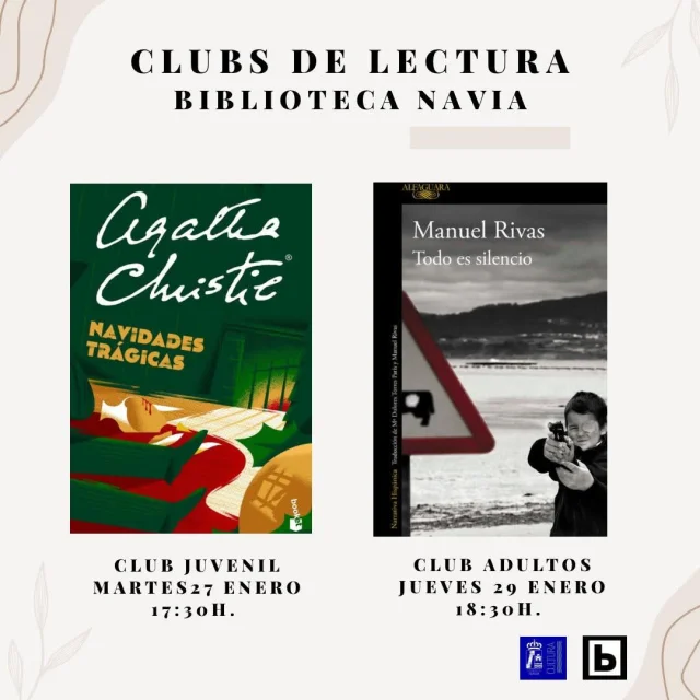 Reunión de los clubes de lectura de la Biblioteca de Navia