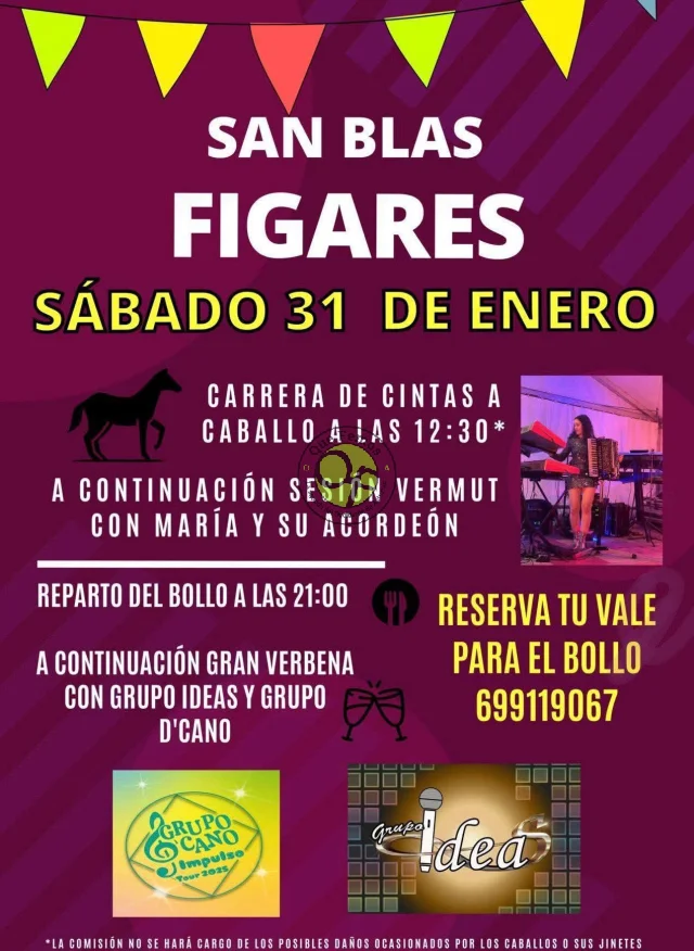 Fiesta de San Blas 2026 en Figares