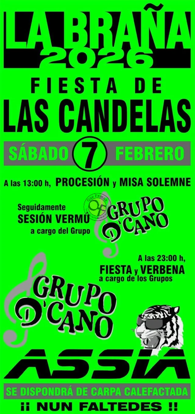 Fiesta de las Candelas 2026 en La Braña