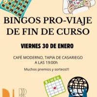 Bingo pro-viaje de estudios del alumnado del IES Marqués de Casariego