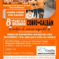 Coaña se suma a la 8ª Marcha Solidaria Corre con Galbán 2026