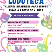 Tardes en la Ludoteca de Tapia: mes de febrero