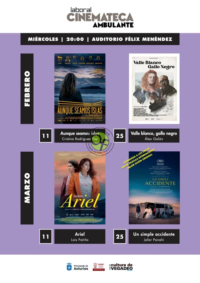 La Cinemateca Ambulante vuelve a llevar el mejor cine a Vegadeo