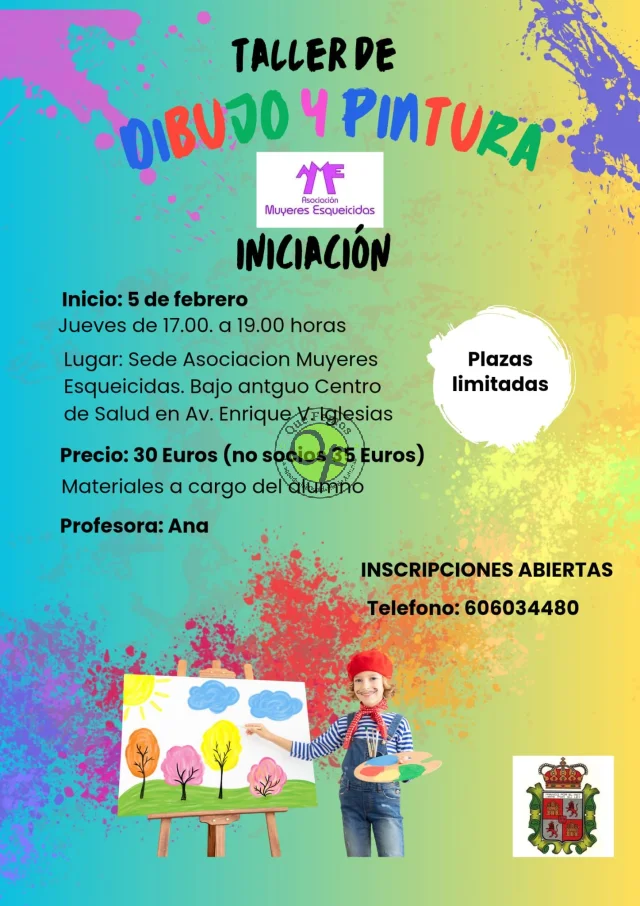 Taller de dibujo y pintura en A Caridá