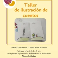 Taller de ilustración de cuentos en Tapia