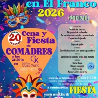 Las mujeres de El Franco disfrutarán de su Fiesta de Comadres 2026