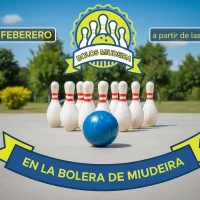 Domingo de bolos en la Bolera de Miudeira