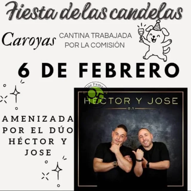 Fiesta de las Candelas 2026 en Caroyas