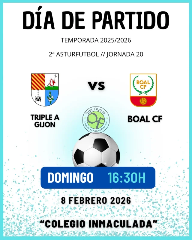 El Boal C.F. visitará al Triple A Gijón