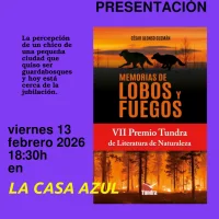 César Alonso Guzmán presenta su libro, 