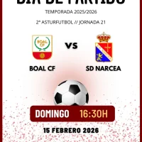 El Boal C.F. recibe al S.D.Narcea