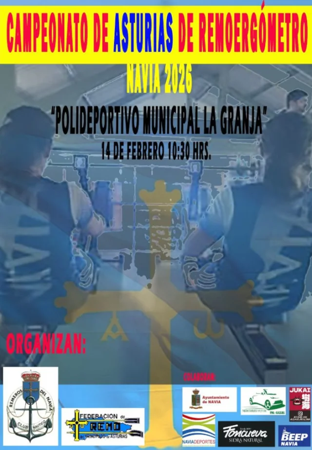 Campeonato de Asturias de Remoergómetro 2026 en Navia