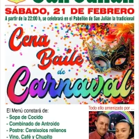 Cena-baile de Carnaval en San Julián
