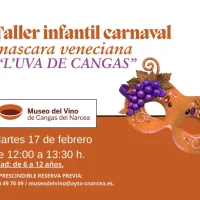 Taller infantil de Carnaval: máscara veneciana 