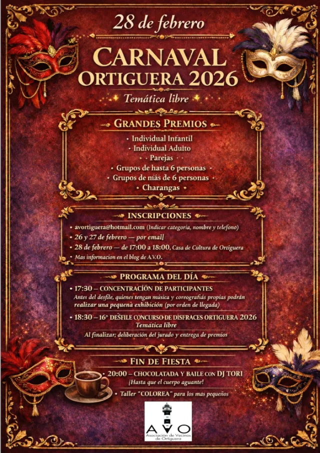 Carnaval de Ortiguera 2026