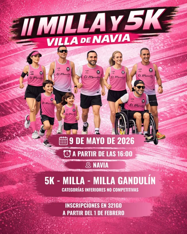 II Milla y 5K Villa de Navia 2026
