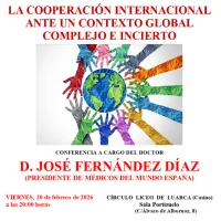 El presidente de Médicos del Mundo ofrece una conferencia en Luarca sobre 