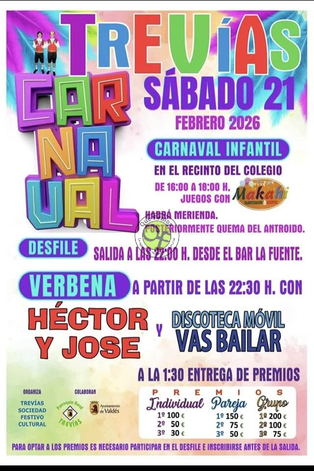 Carnaval 2026 en Trevías