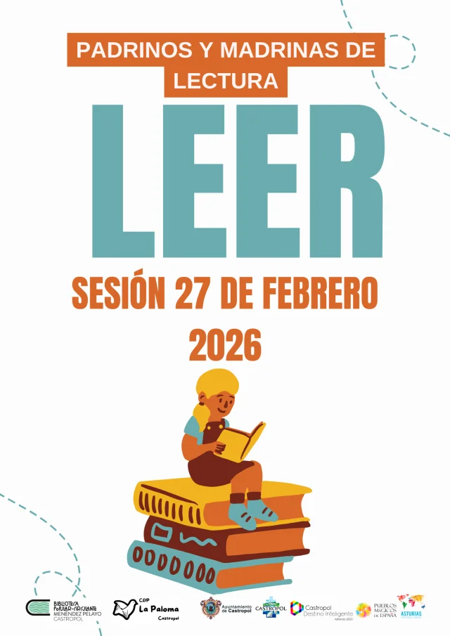 Nueva sesión de los Padrinos y Madrinas de Lectura en la Biblioteca de Castropol