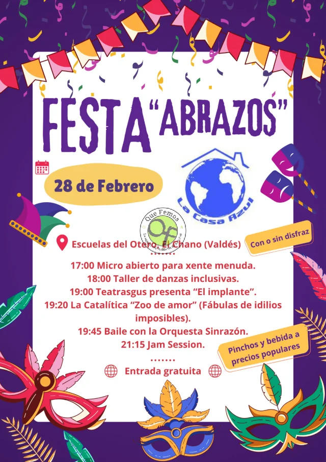 La Casa Azul celebra su Festa de Inverno en El Chano