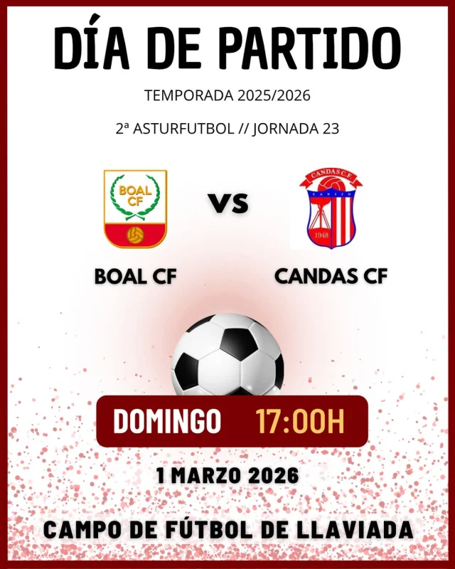 El Boal CF recibe al Candás CF en Llaviada
