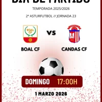 El Boal CF recibe al Candás CF en Llaviada