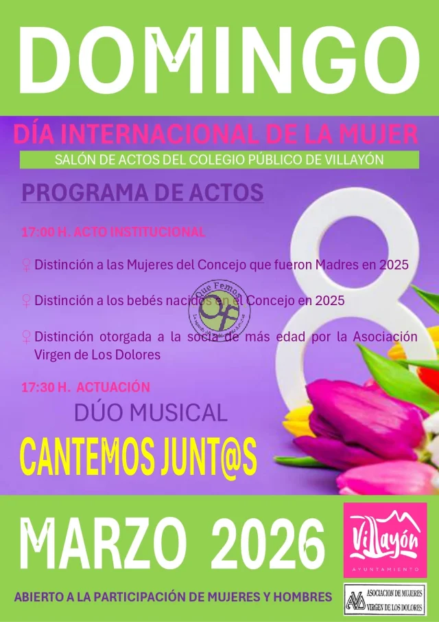 Villayón rinde homenaje a sus mujeres el próximo domingo 8M