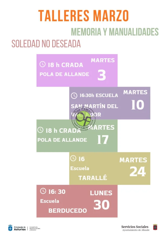 Soledad no Deseada, nuevos talleres recorrerán el concejo de Allande