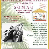 Mercadillo Artesano Mensual de Somao: mes de marzo
