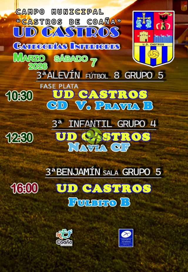 Coaña vive un largo día de fútbol de la mano de los más peques