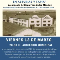 Conferencia sobre los 150 años de historia conservera en Asturias y Tapia de Casariego