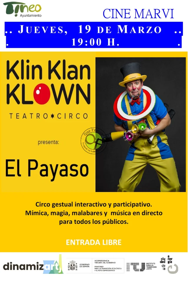 Klin Klan Klown presenta su nuevo espectáculo en Tineo