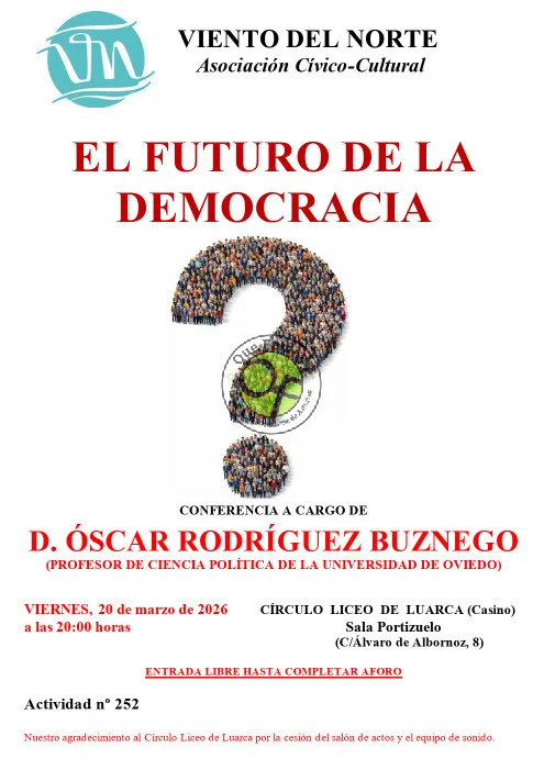 Conferencia en Luarca: 