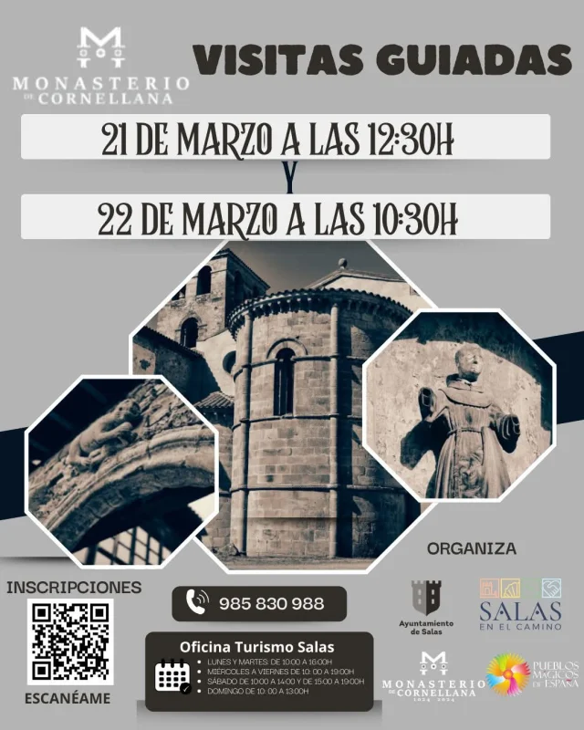 Visitas guiadas al Monasterio de Cornellana