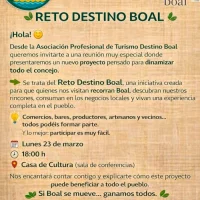 Se presenta el Reto Destino Boal porque... Si Boal se mueve, ganamos todos