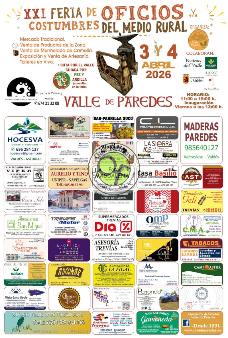 XXI Feria de Oficios y Costumbres del Medio Rural en el Valle de Paredes