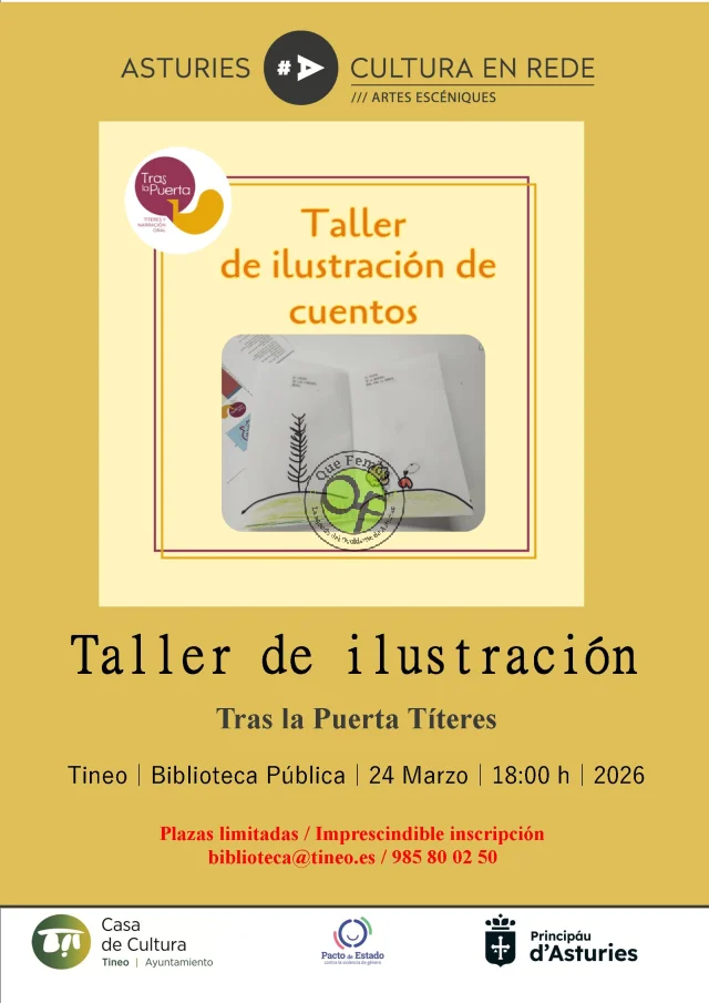 La Biblioteca Pública de Tineo acoge un taller de ilustración de cuentos