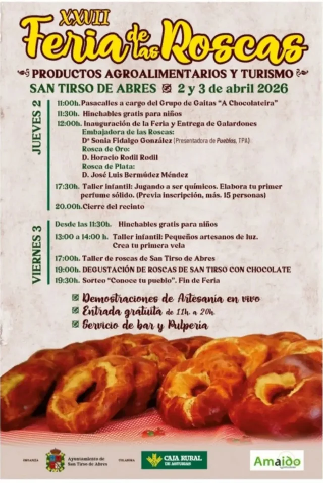 Feria de las Roscas 2026 en San Tirso de Abres