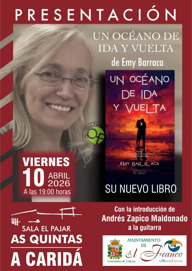 Emy Barraca presenta su nuevo libro en A Caridá