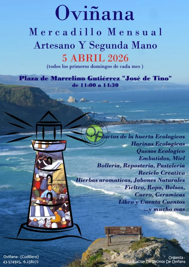 Mercadillo Mensual Artesano y de Segunda Mano de Oviñana
