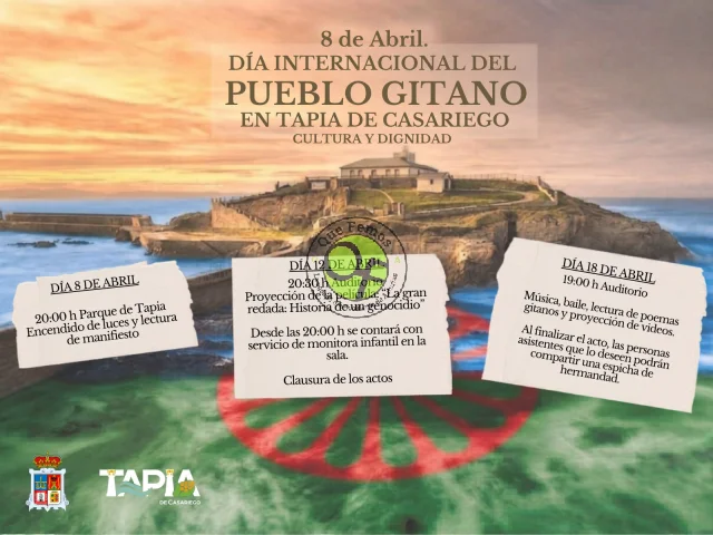 En Tapia de Casariego se suman a la celebración del Día Internacional del Pueblo Gitano