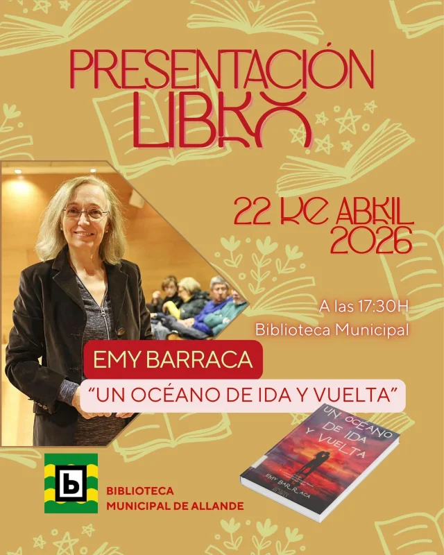 La Biblioteca de Allande acoge la presentación del libro de Emy Barraca