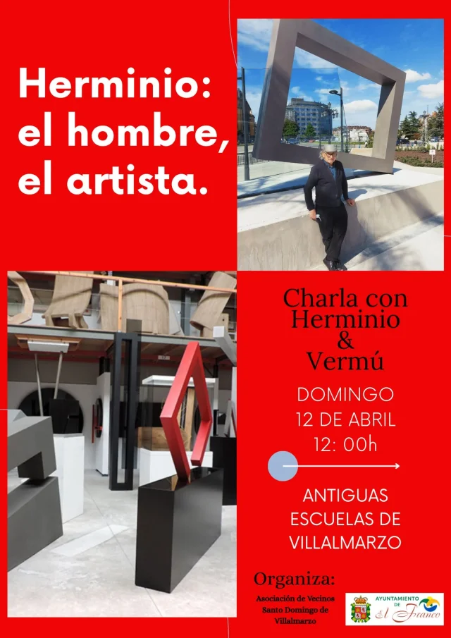 Charla con Herminio en las antiguas Escuelas de Villalmarzo