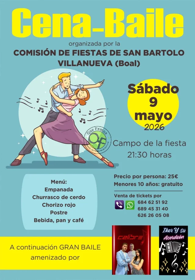 Cena-Baile en Villanova