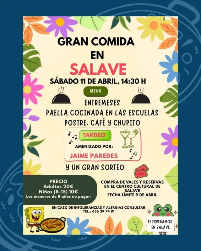 Comida-baile en Salave