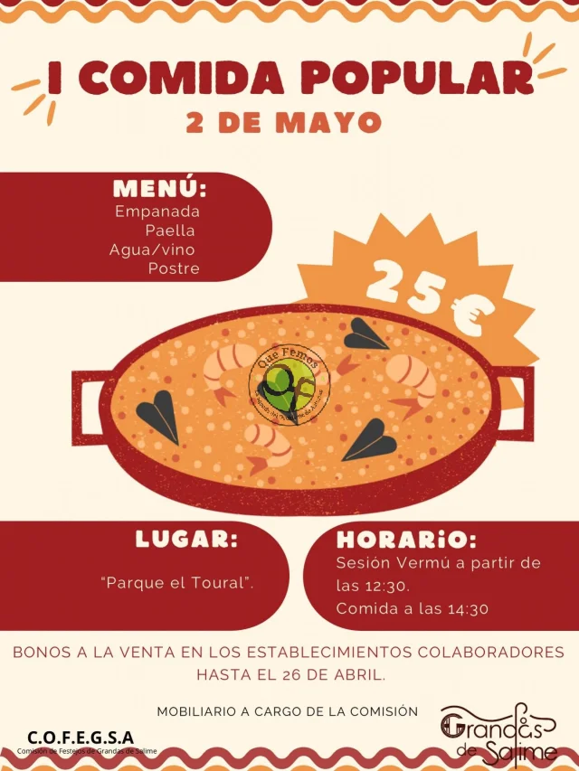 Grandas de Salime ultima los detalles para su I Comida Popular 2026