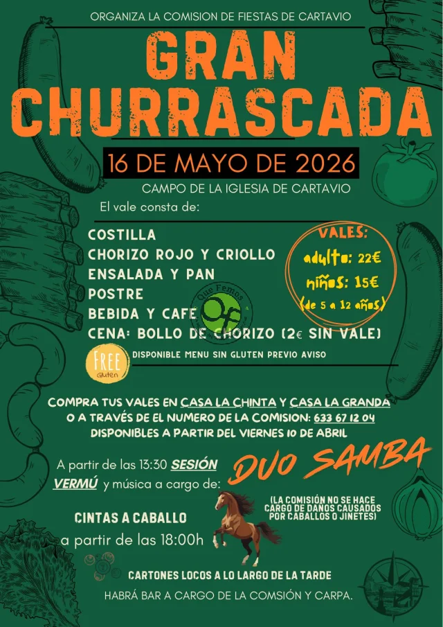 Churrascada en Cartavio con el dúo Samba amenizando