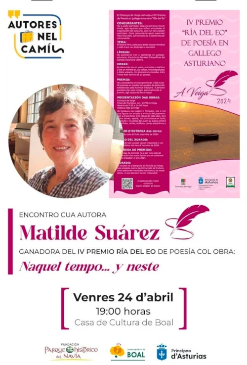 Encuentro con la autora Matilde Suárez en Boal